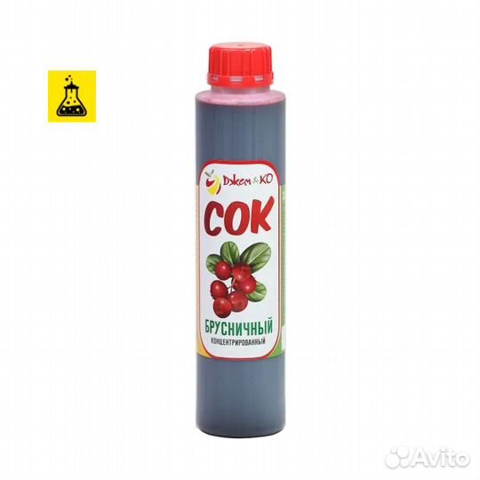 Сок концентрированный брусничный, 1л