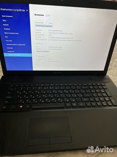 Ноутбук lenovo G710