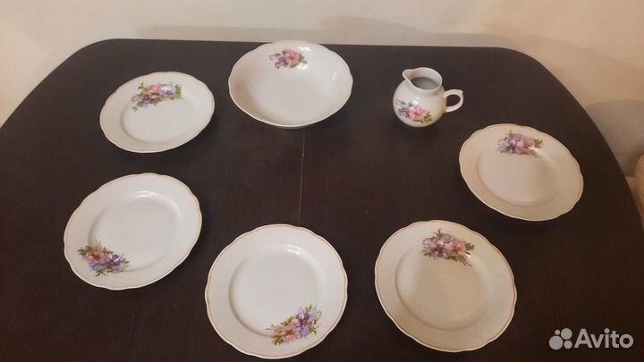 Остатки сервиза Дулево