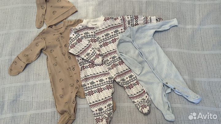 Детские вещи на мальчика, слипы Mathercare