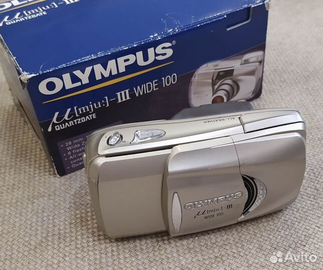 Фотоаппарат пленочный Olympus Mju III Wide 100