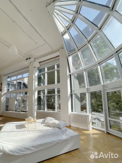 Фотостудия с купольным окном в Москве. Зал Air