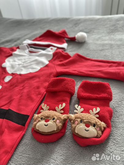 Новогодний костюм для мальчика 74