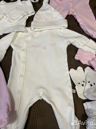Набор одежды для новорожденного Заяц Меховой 56 62
