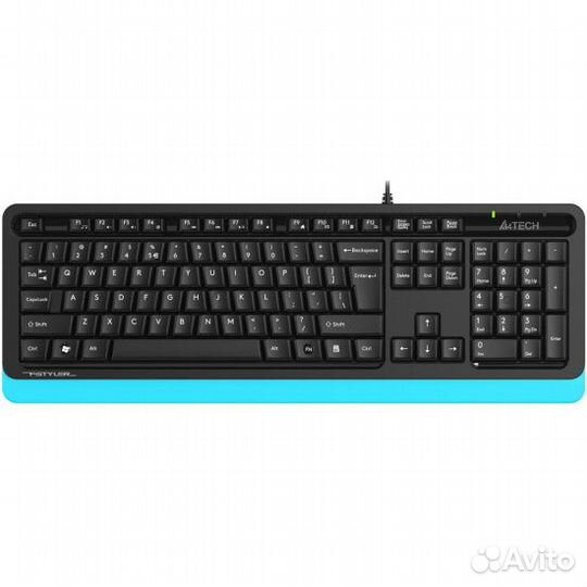 Клавиатура A4Tech Fstyler FKS10 черный/синий USB