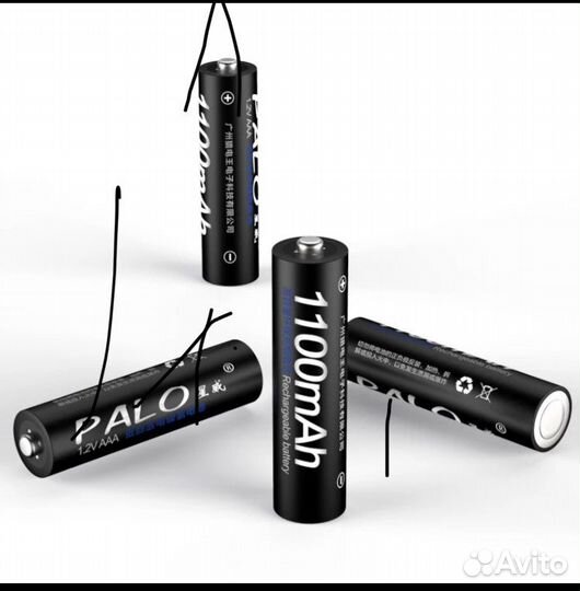 Аккумулятор AAA Palo-4 шт