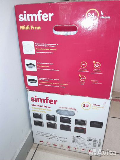 Hoвый Мини печь simfer m3411 и m3402