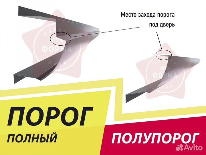 Ремонтный порог Fiat Sedici