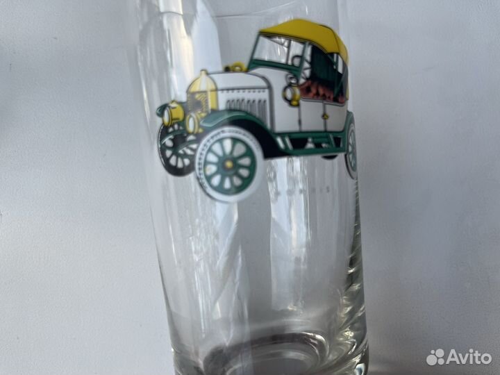 Стаканы с машинками Богемия