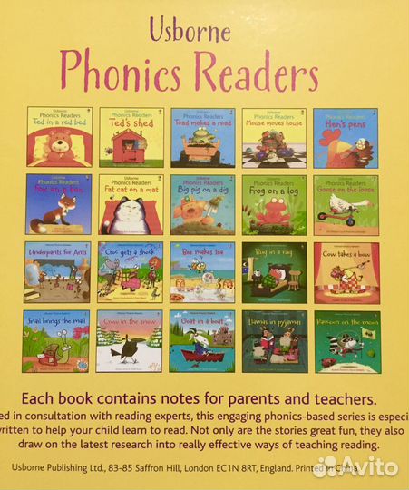 Детские книги на английском Usborne Phonics Reader