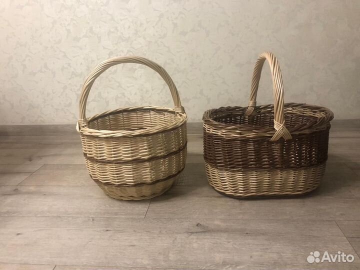 Корзины плетеные из лозы