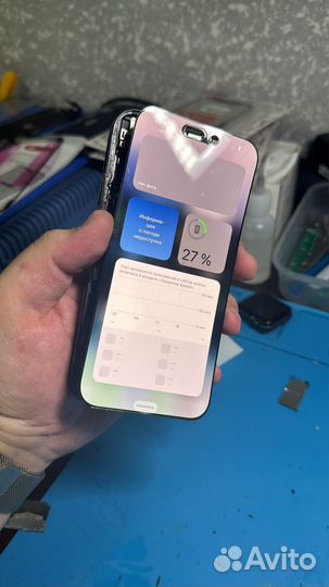 Замена стекла дисплея iPhone 14 pro