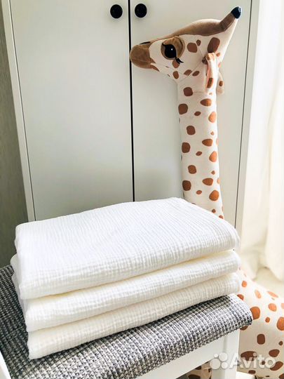 Муслиновые пеленки 100Х135