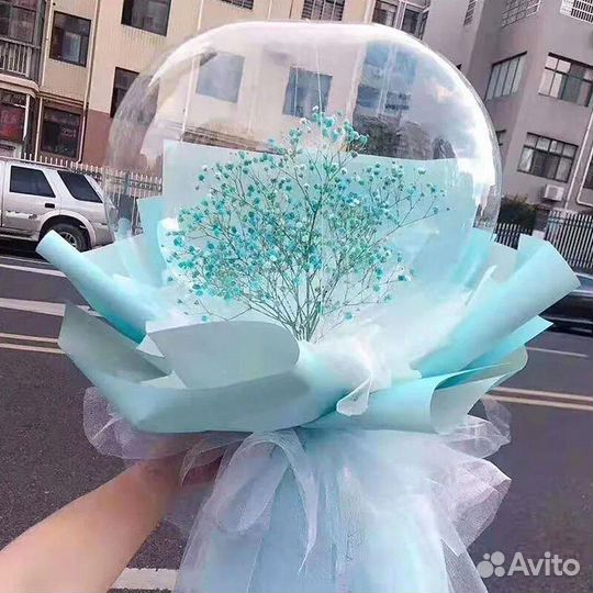 Живая роза в шаре