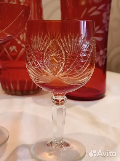 Вазы хрусталь,стекло цветное