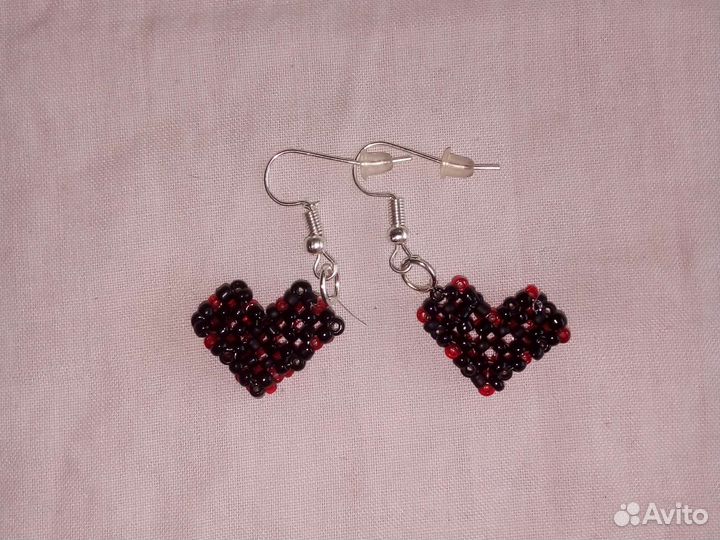 Серьги из бисера