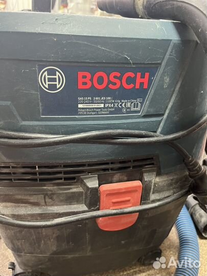 Строительный пылесос bosch gas 15 ps