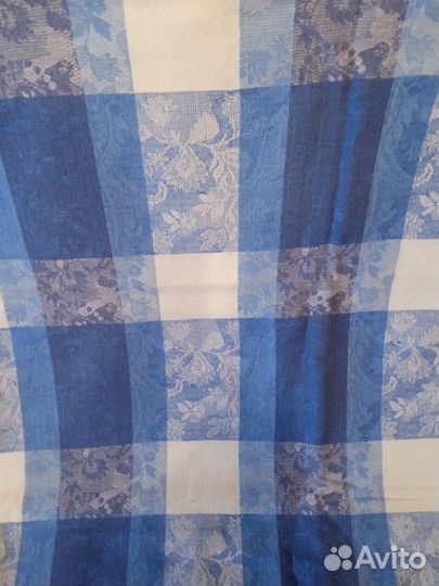 Скатерть новая льняная СССР(145 х 170)см