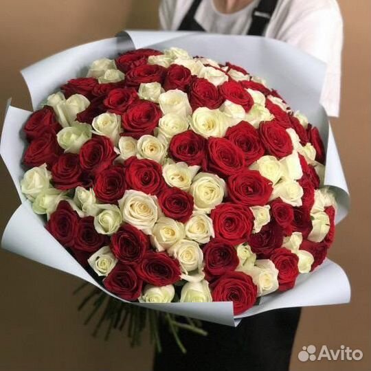 Розы 101 роза Доставка цветов