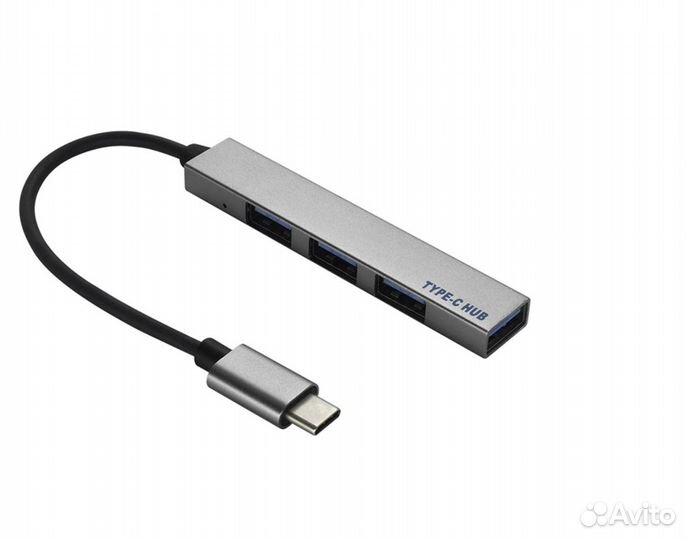 USB-C хаб на 4 порта USB 3.0 новый концентратор