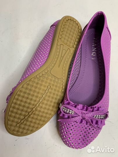 Балетки розововые со стразами 37.39.40