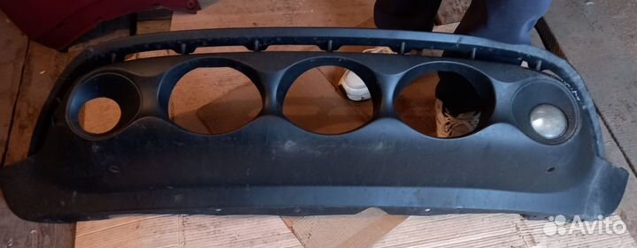 Черный бампер на nissan juke