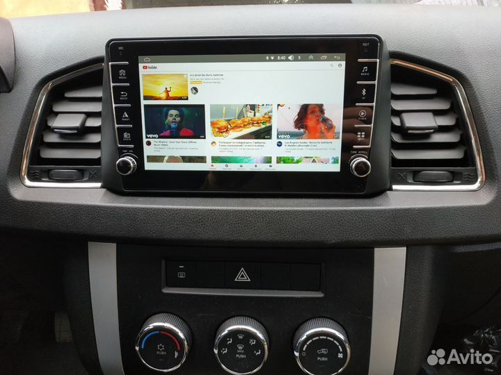 Магнитола UAZ Patriot + физические кнопки