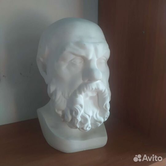 Бюст Сократа счастливый