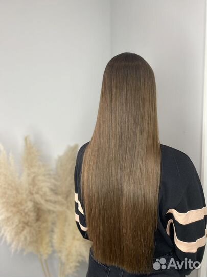 Кератиновое выпрямление волос