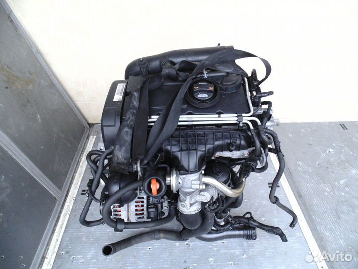 Контрактный двигатель Volkswagen audi 2.0 TDI+акпп
