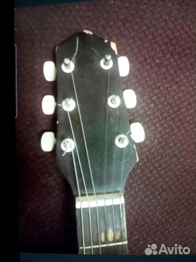 Гитара-луначарка 6стр настроена 1991год