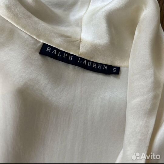 Топ блуза из шелка Ralph Lauren оригинал