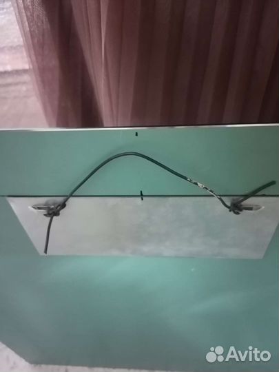 Зеркало с пескоструйным рисунком