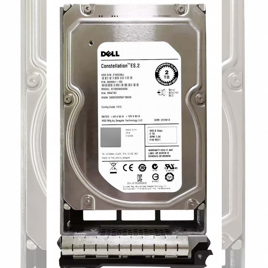 [01D9NN] Жесткий Диск Dell 2tb Sas 7200 3,5" Hdd 01d9nn