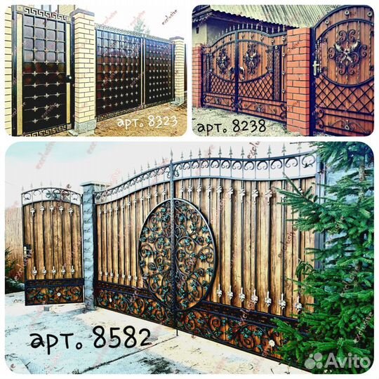 Кованые ворота