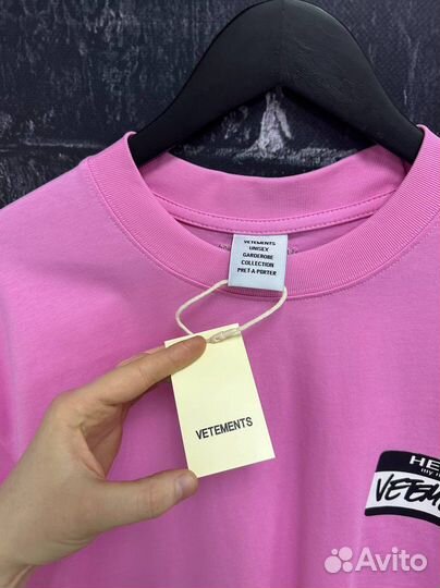 Футболка Veterments Hello(2025)pink