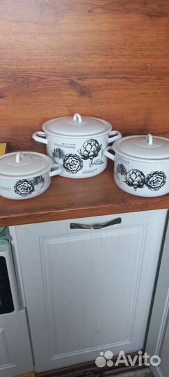 Кастрюли, ковшы новые в ассортименте