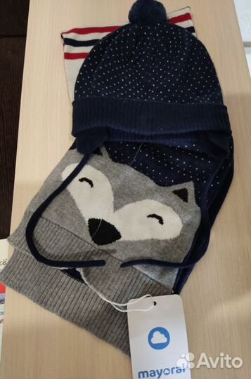 Mayoral комплект шапка и шарф 24 мес