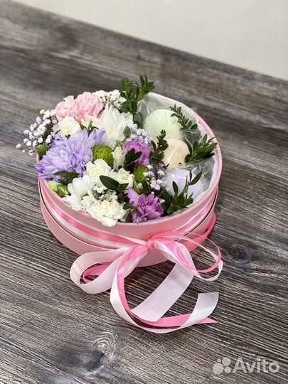 Цветы с зефиром