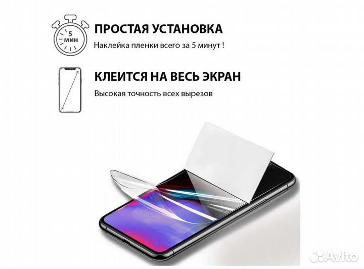 Гидрогелевая пленка на Tecno все модели