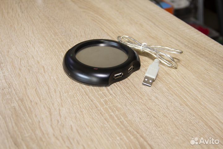 USB хаб с подогревателем для чашки как новый