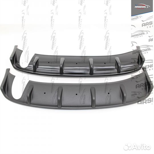 Накладка на задний бампер Mitsubishi Lancer X