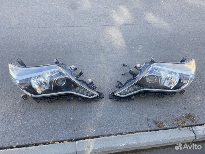 Передние фары тойота land cruiser prado 150