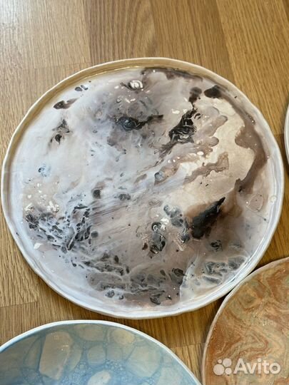 Тарелки керамика ручной работы