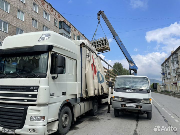 Аренда и услуги манипулятора, стрела 3 т, 3 м, борт 6.4 т, 5.2 м