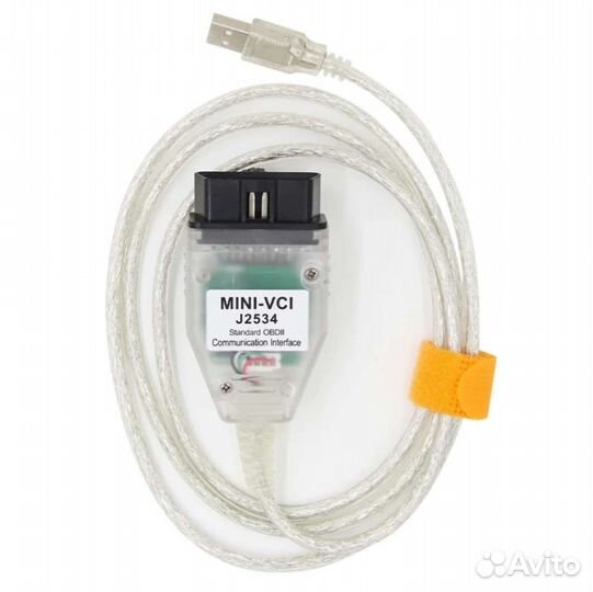 Кабель Mini-VCI J2534 Toyota TIS Techstream
