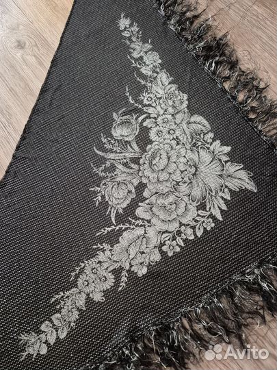 Платок шаль СССР с люрексом