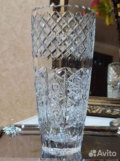 Ваза хрусталь Чехословакия, СССР