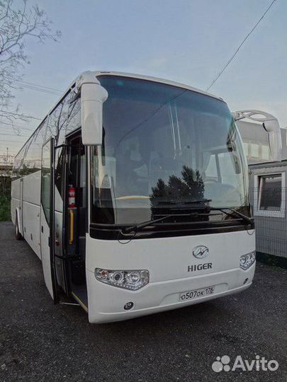 Развоз сотрудников автобусом higer