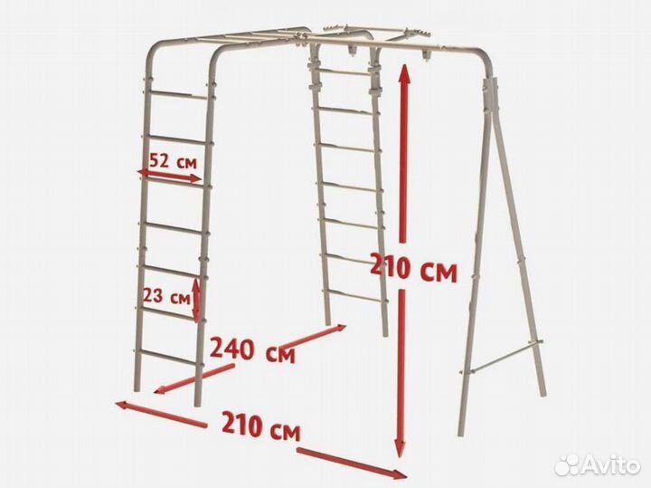 Детский уличный комплекс на дачу